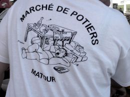 les bénévoles marché de potiers Matour
